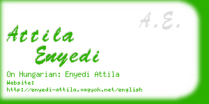 attila enyedi business card